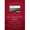 Front cover - NASB Charles F. Stanley Life Principles Bible, Large Print Hardcover
