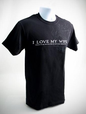 I Love My Wife Shirt, X-Large (46-48)  - 