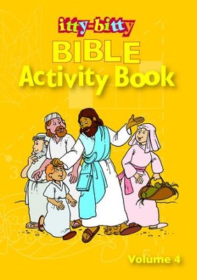 Itty-Bitty Bible Activity Book: Volume 4   - 