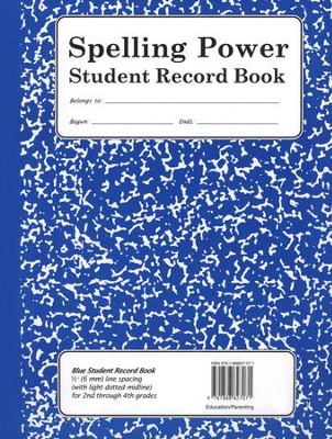 Spelling Power Blue Student Record Book, Grades 2-4   -     By: Beverly L. Adams-Gordon
