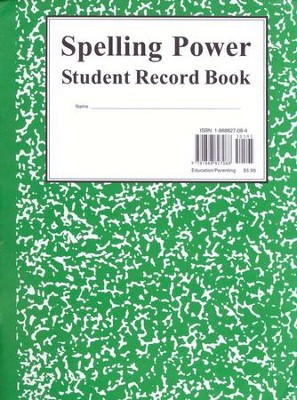 Spelling Power: Green Student Record Book   -     By: Beverly L. Adams-Gordon

