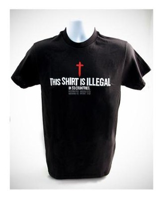 This Shirt Is Illegal, Shirt, Black, Large  - 