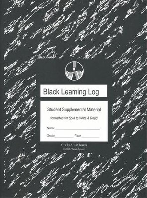 Black Learning Log Formatted for Spell to Write and Read  - 