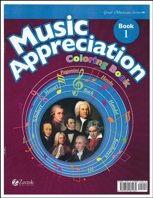 Music Appreciation: Book 1 for Elementary Grades, Coloring Book  - 