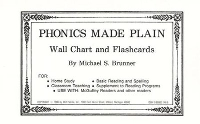 Phonics Made Plain: Flashcards   -     By: Brunner

