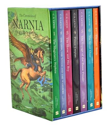 The Chronicles of Narnia, 7 Volumes: Full-Color Collector's Edition  -     By: C.S. Lewis
    Illustrated By: Pauline Baynes
