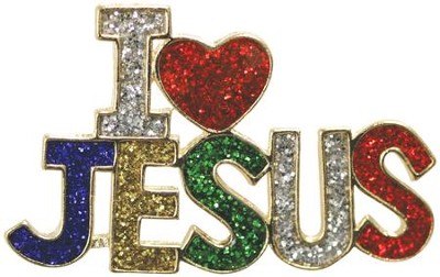 I Love Jesus Pin   - 
