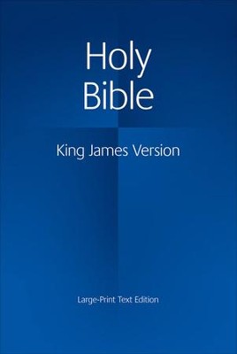 KJV Large Print Text Bible, Hardcover   -     By: Bible
