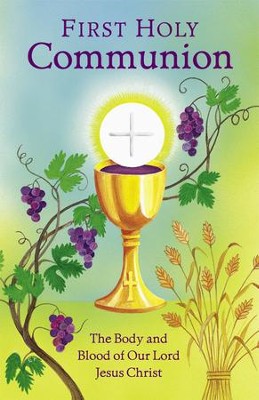 First Holy Communion Grapes & Wheat, Bulletins, 100   - 