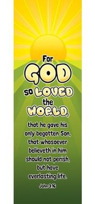 For God So Loved the World (John 3:16) Bookmarks, 25  - 