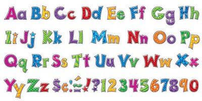 4 Furry Friends Friendly Combo Ready Letters Pack   - 