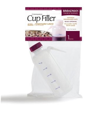 Communion Filler Bottle with Side Straw  - 