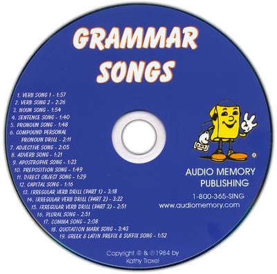 Audio Memory Grammar Songs CD Only   -     By: Kathy Troxel
