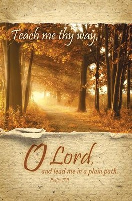 Teach Me Thy Way (Psalm 27:11) Bulletins, 100  - 