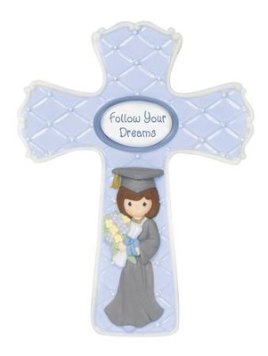 Precious Moments, Graduation, Follow Your Dreams Cross  - 