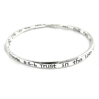 Trust in the Lord with All Your Heart Mobius Bracelet  - 