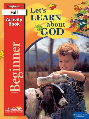 Let's Learn About God Beginner (ages 4 & 5) Activity Book, Revised Edition  - 