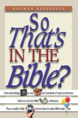 So That's in the Bible? - eBook  - 