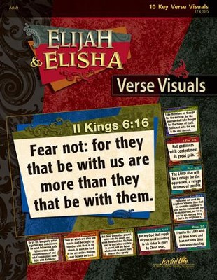 Elijah & Elisha Adult Bible Study Teaching Posters   - 