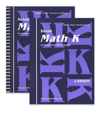 Saxon Math K, Home Study Kit   -     By: Saxon
