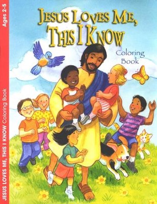 Jesus Loves Me, This I Know, Coloring Book   - 