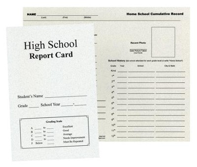 Record Keeping Kit for Home School Students, High School Edition  - 