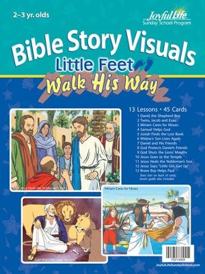 Little Feet Walk His Way (ages 2 & 3) Bible Visuals   - 