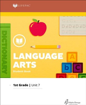 Lifepac Language Arts Grade 1 Unit 7: Vowel Digraphs, Consonant Blends, Sentences  - 