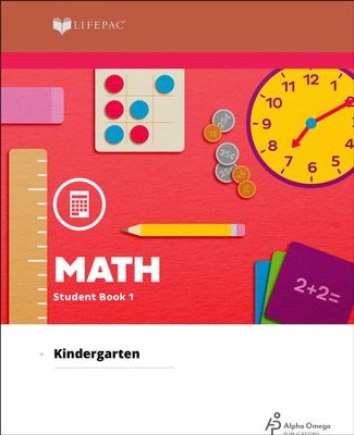 Lifepac Math, Kindergarten, Student Book 1   -     By: Alpha Omega
