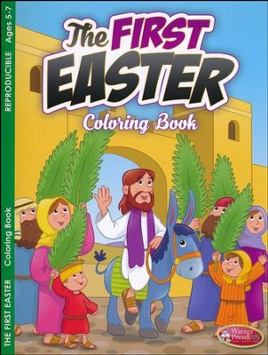 First Easter religious Coloring Book