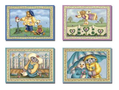Rainy-Day Friends - Thinking of You Cards, Box of 12  - 