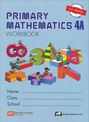 Singapore Math: Primary Math Workbook 4A US Edition   - 