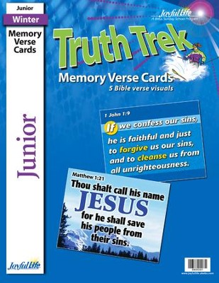 Truth Trek Junior (Grades 5-6) Memory Verse Visuals   - 