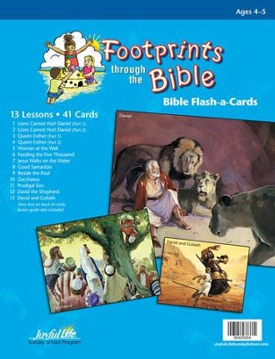 Footprints through the Bible Beginner (ages 4 & 5) Bible Stories  - 