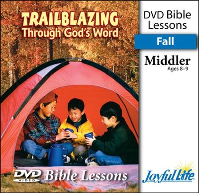 Trailblazing through God's Word Middler (Grades 3-4) Bible Lesson DVD  - 