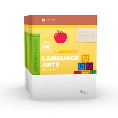 Lifepac Language Arts, Grade 2, Workbook Set   -     By: Alpha Omega
