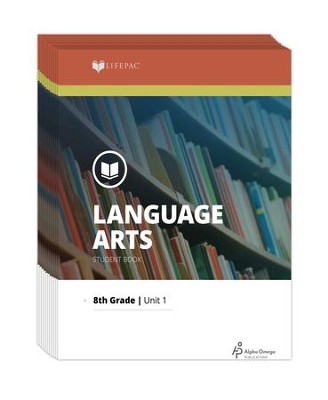 Lifepac Language Arts, Grade 8, Workbook Set   -     By: Alpha Omega
