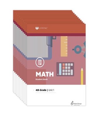 Lifepac Math, Grade 4, Workbook Set   -     By: Alpha Omega
