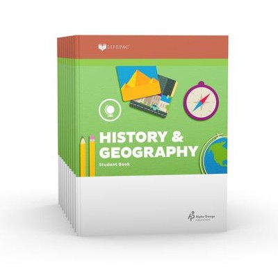 Lifepac History & Geography Workbook Set, Grade 1   -     By: Alpha Omega
