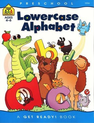 General Learning-Lowercase Alphabet, Preschool Get Ready Workbooks  - 