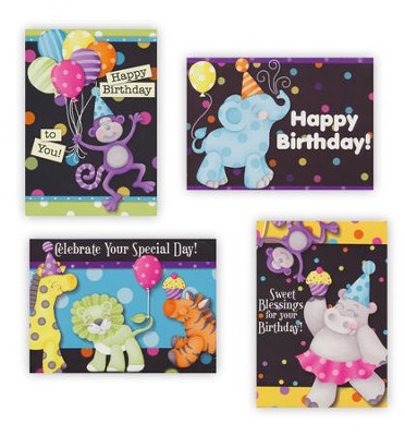 Happy Birthday For Kids, Boxed Cards, Box of 12  - 