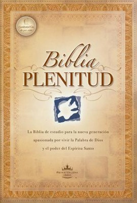 Biblia Plenitud RVR 1960 Tam. Manual, Enc. R&#250;stica  (RVR 1960 Spirit-Filled Life Bible Handy Size, Softcover)  - 