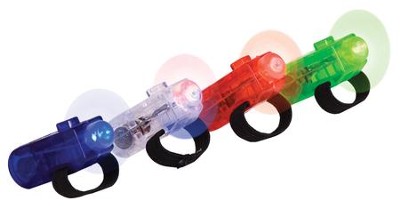 LED Finger Flashlights, Set of 4   - 