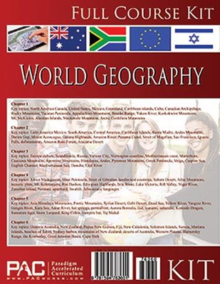 World Geography, Full Course Kit   - 