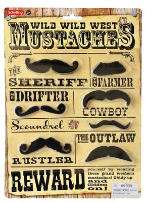 Dress Up Western Mustaches  - 