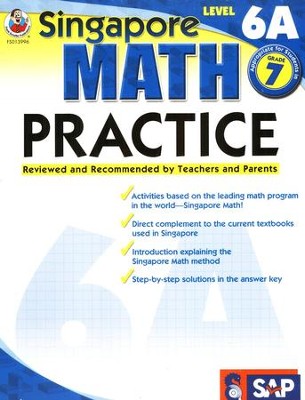 Singapore Math Practice 6A, Grade 7  - 