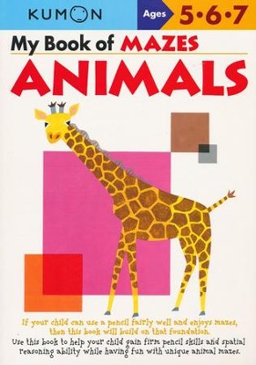 Kumon My Books of Mazes: Animals   - 