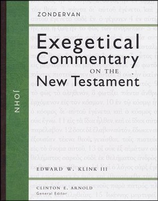 John: Zondervan Exegetical Commentary on the New Testament [ZECNT]   -     By: Edward W Klink III, Clinton E. Arnold
