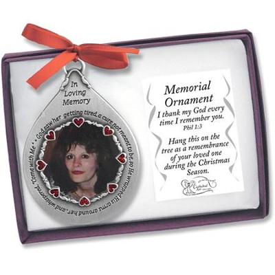 Memorial Photo Ornament, Female   - 