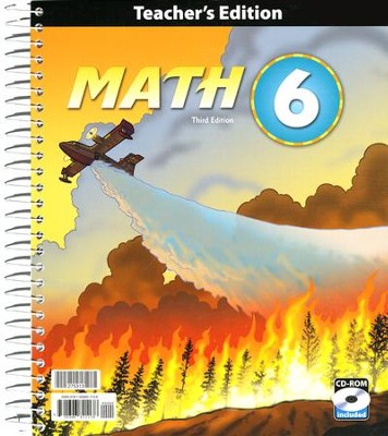 BJU Press Math Grade 6 Teacher's Edition (Third Edition)   - 
